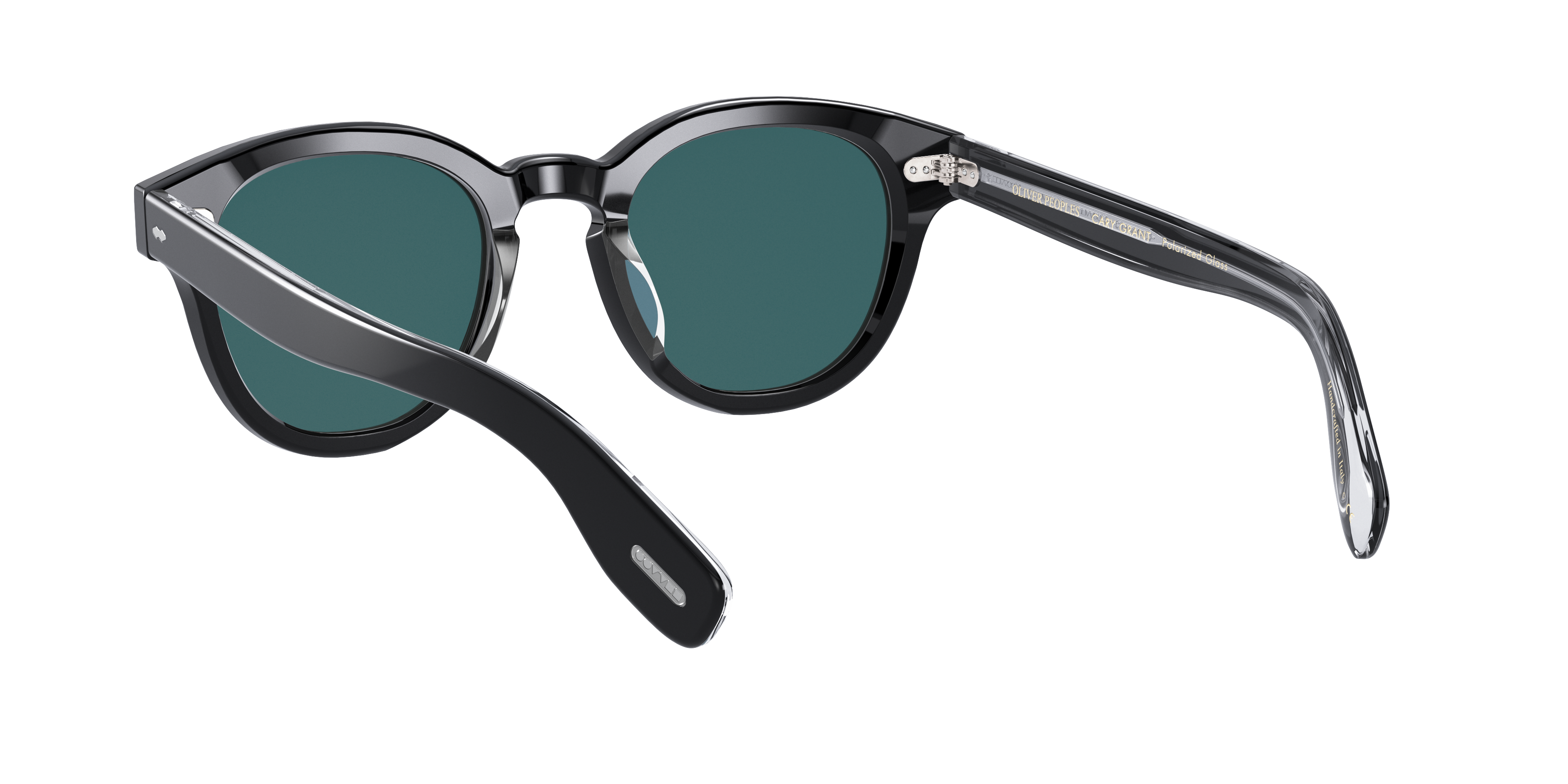 Oliver Peoples Uniseks Oliver Peoples OV5413SU CARY GRANT SUN 14923R Zonnebrillen Acetaat Zwart Blauw Pantos Gepolariseerd