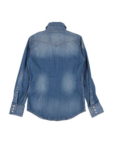 Kid Denim shirt Blue Size 12 Cotton, Elastane