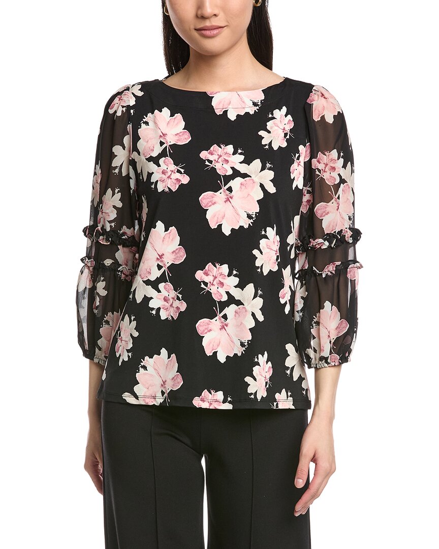 Ruffle Puff Sleeve Top