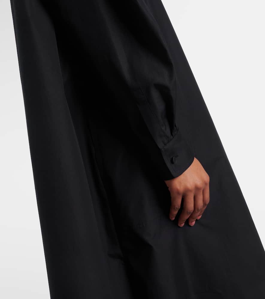 Liriche cotton poplin midi dress