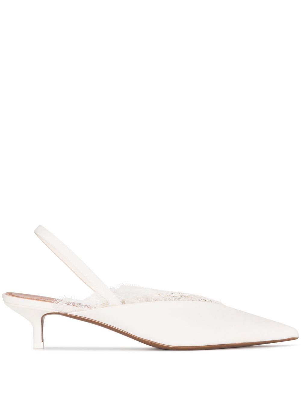 Irena 40mm slingback pumps - White