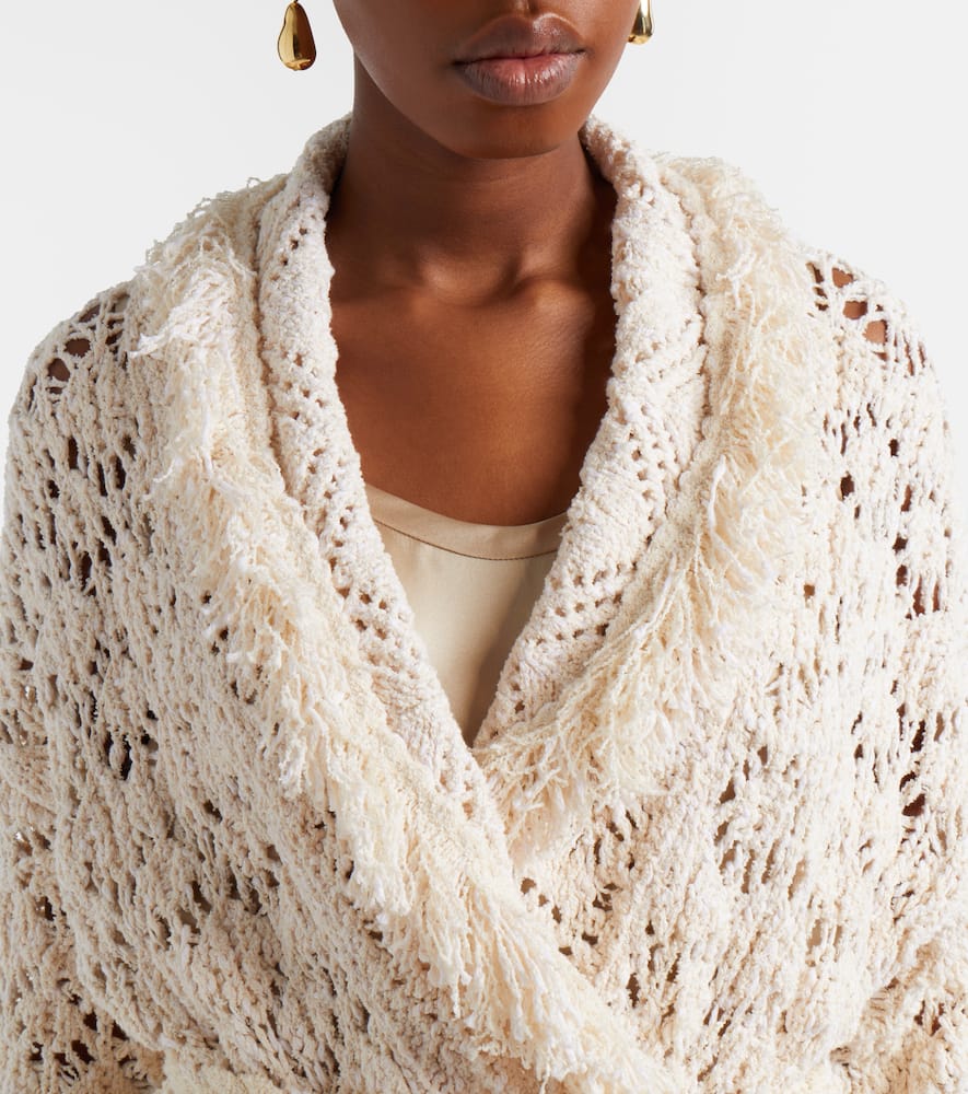 Lagoon Romance cotton-blend cardigan