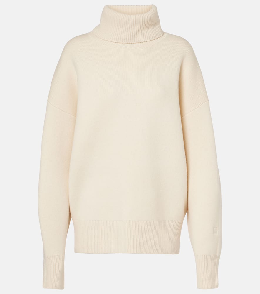 Wool and cashmere-blend turtleneck sweater