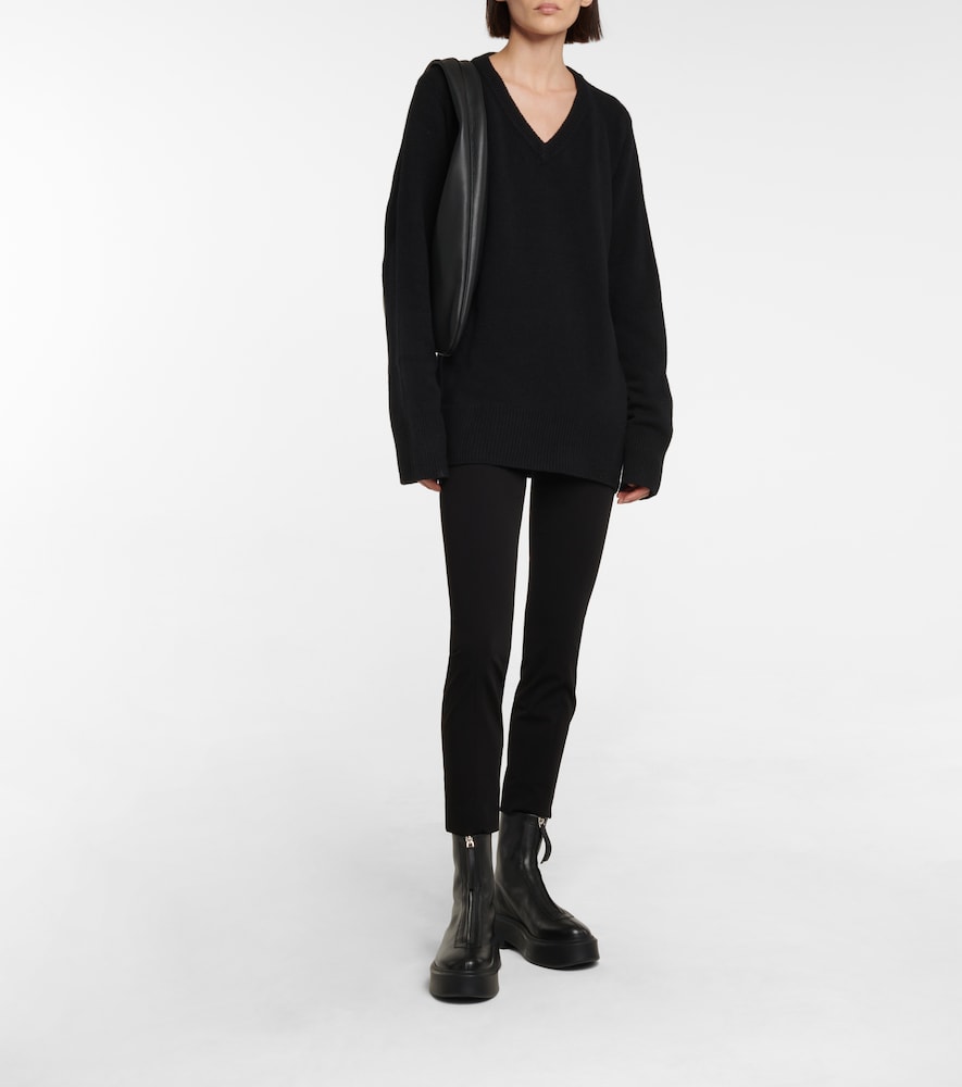 Zipped 1 leather ankle boots