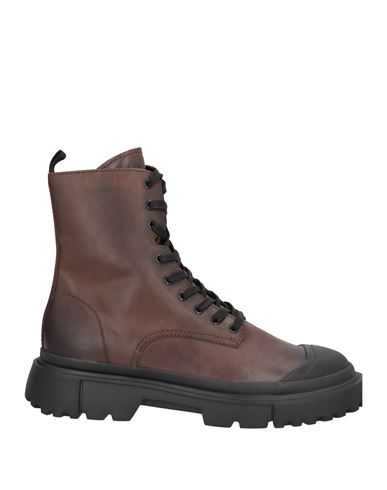 Man Ankle boots Dark brown
