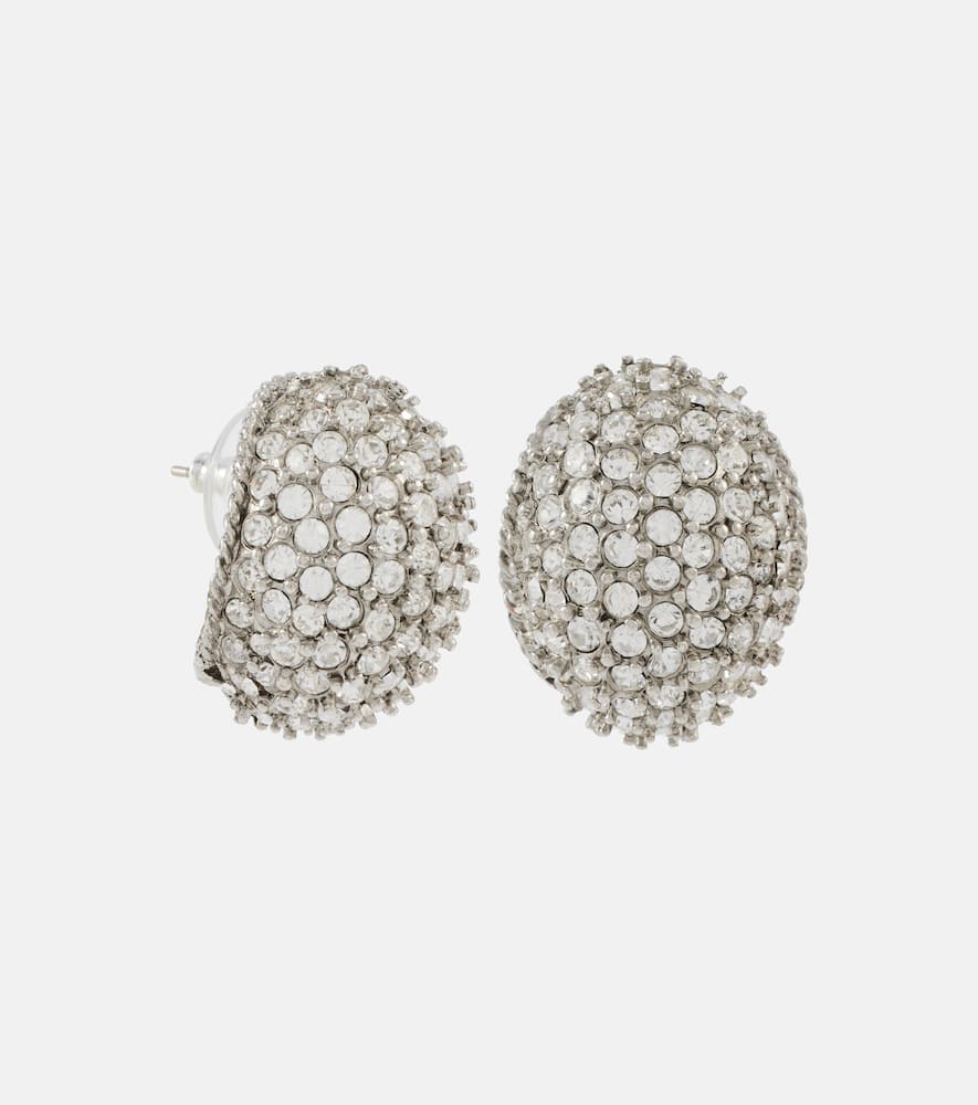 Jennifer Behr Tinsel crystal-embellished earrings