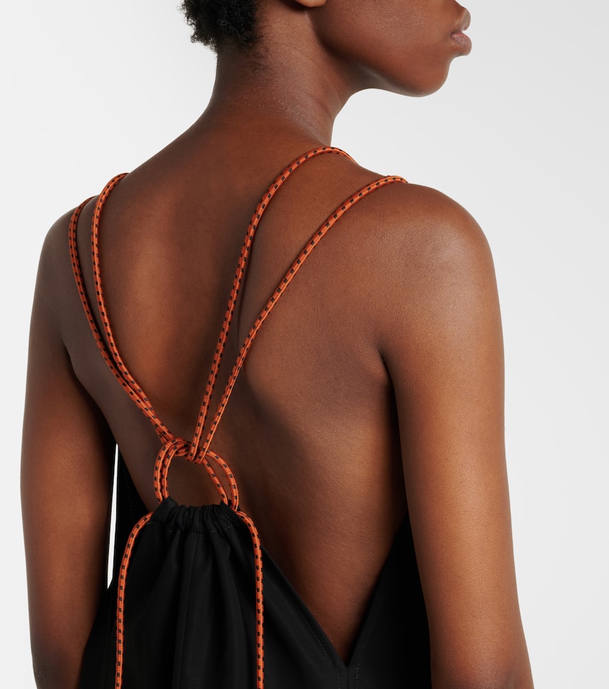 Cotton crêpe jumpsuit