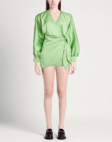 Woman Mini dress Light green Size 8 Polyester