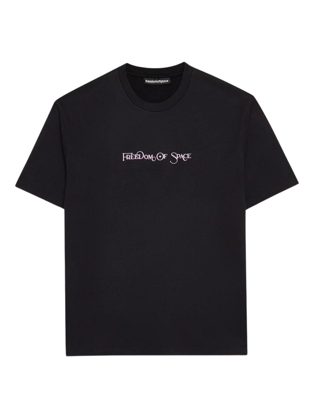 FREEDOM OF SPACE cotton T-shirt - Black