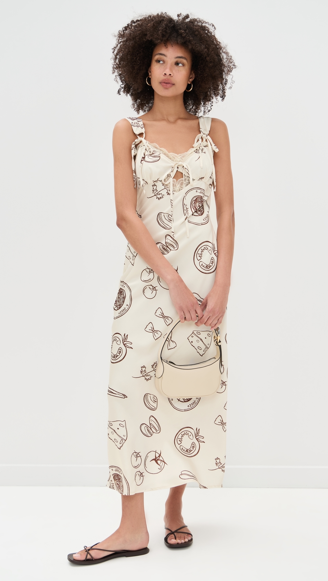 Bailey Rose Midi Dress Cream