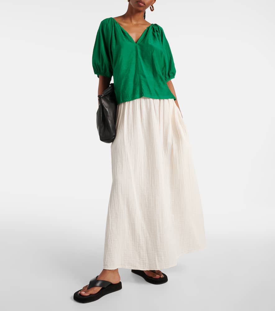 Indy cotton maxi skirt