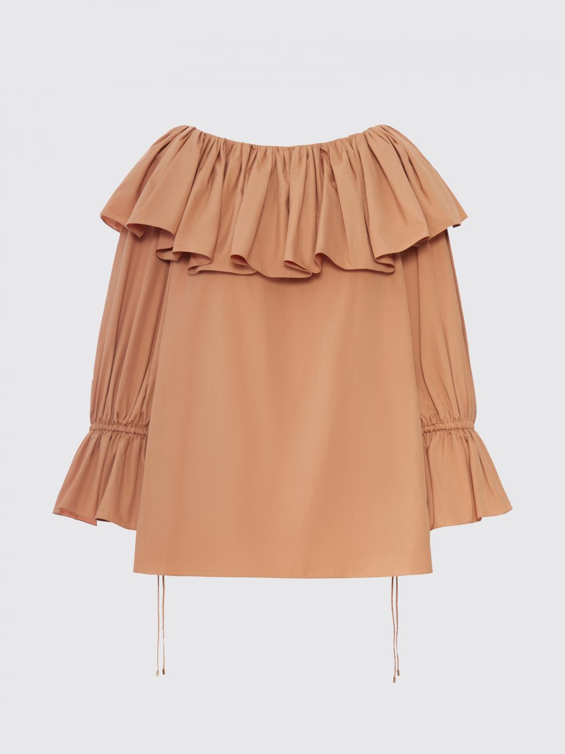 Top CHLOÉ Woman color Beige
