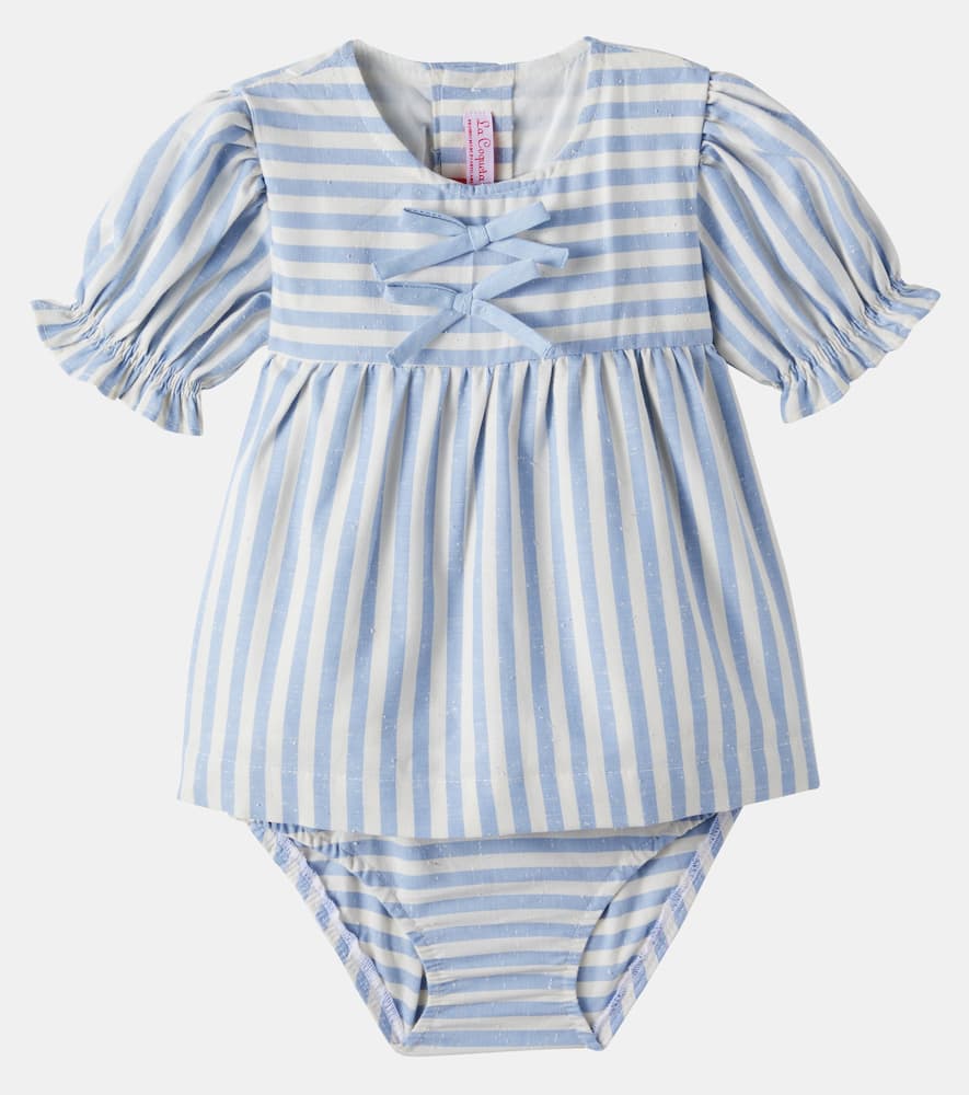 Baby Luciana cotton dress and bloomers set