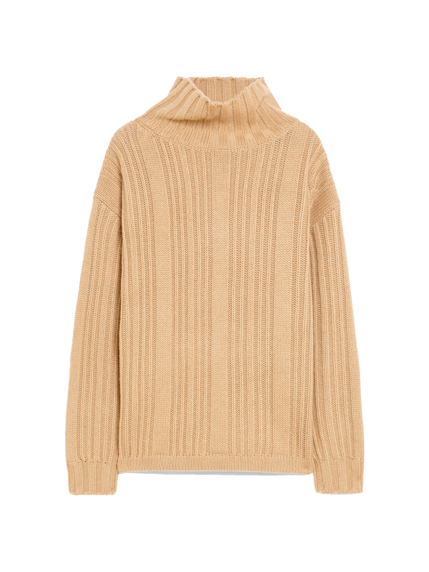 Light Brown Vitalba Turtleneck Jumper