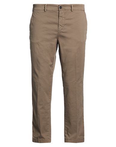 Man Pants Taupe Size 34 Cotton, Elastane
