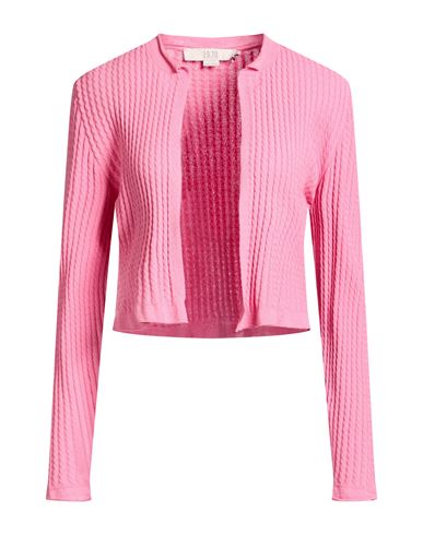 Woman Cardigan Pink Size M Viscose, Acrylic, Elastane