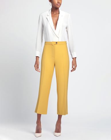 Woman Pants Marigold Size 10 Wool