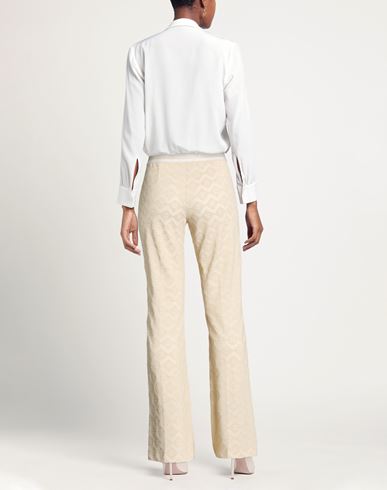 Woman Pants Beige Size 4 Polyamide, Modal, Polyester, Elastane