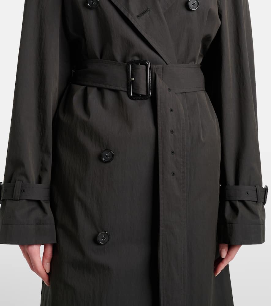 Cotton-blend trench coat