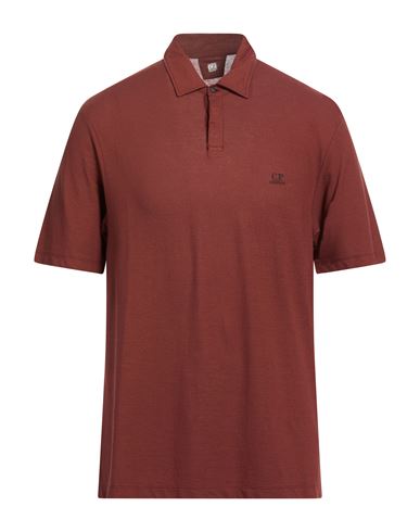 C. p. Company Man Polo shirt Brown Size 3XL Cotton