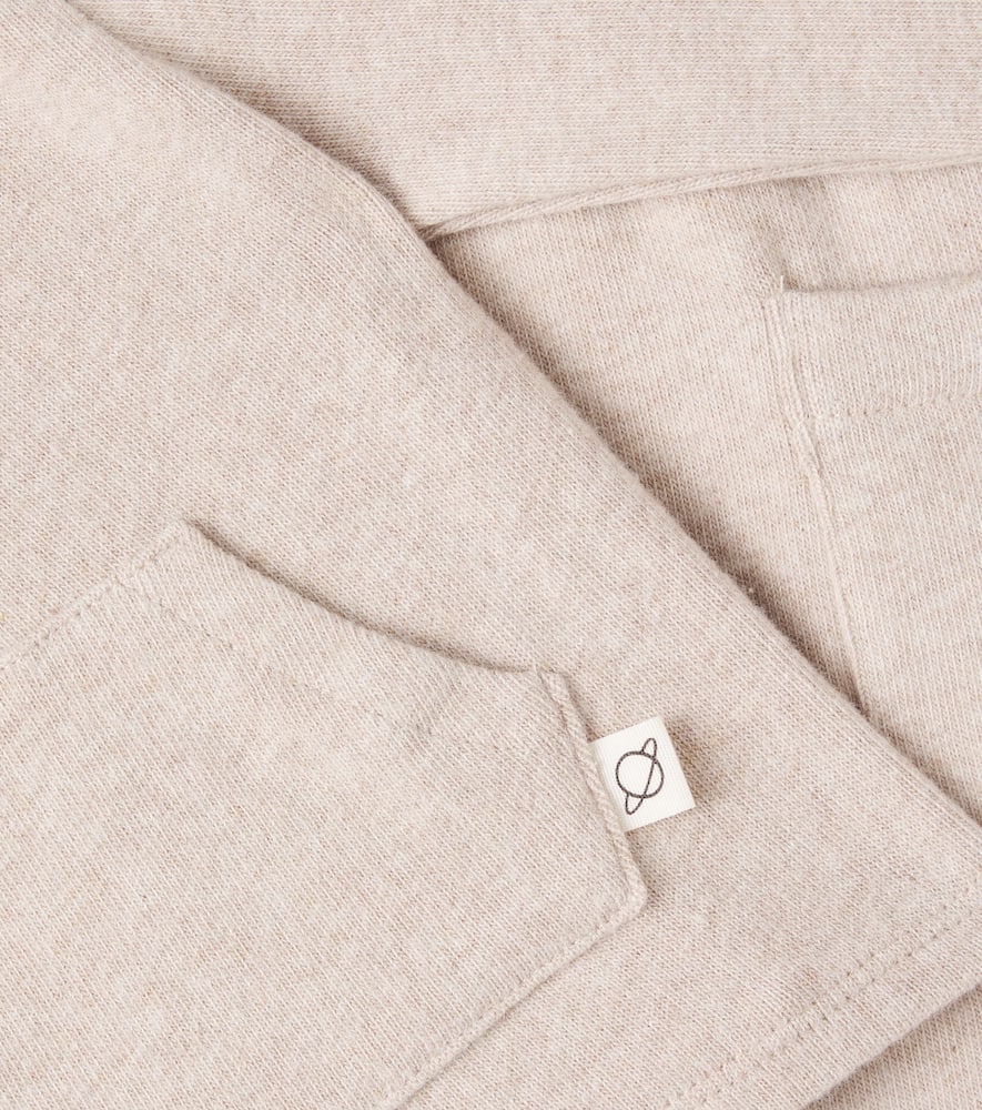 Baby cotton-blend hoodie and sweatpants set