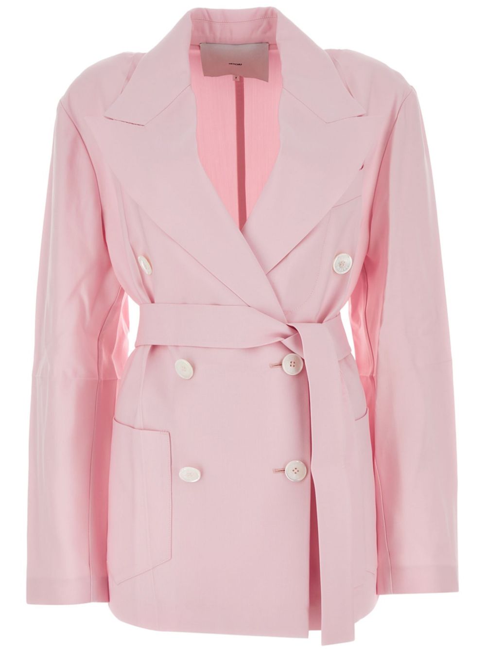 Origami double-breasted blazer - Pink
