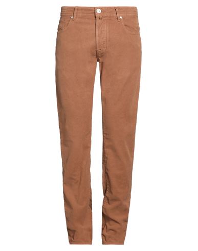 Jacob Cohёn Man Pants Light brown Size 32 Cotton, Elastane
