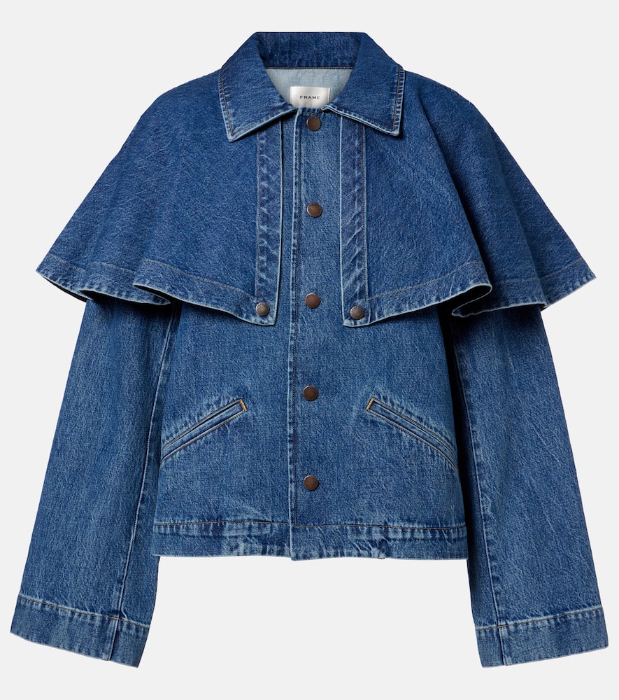 Cape denim jacket