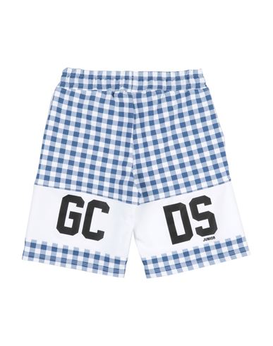 Kid Boy Shorts & Bermuda Shorts Blue Size 10 Cotton, Elastane