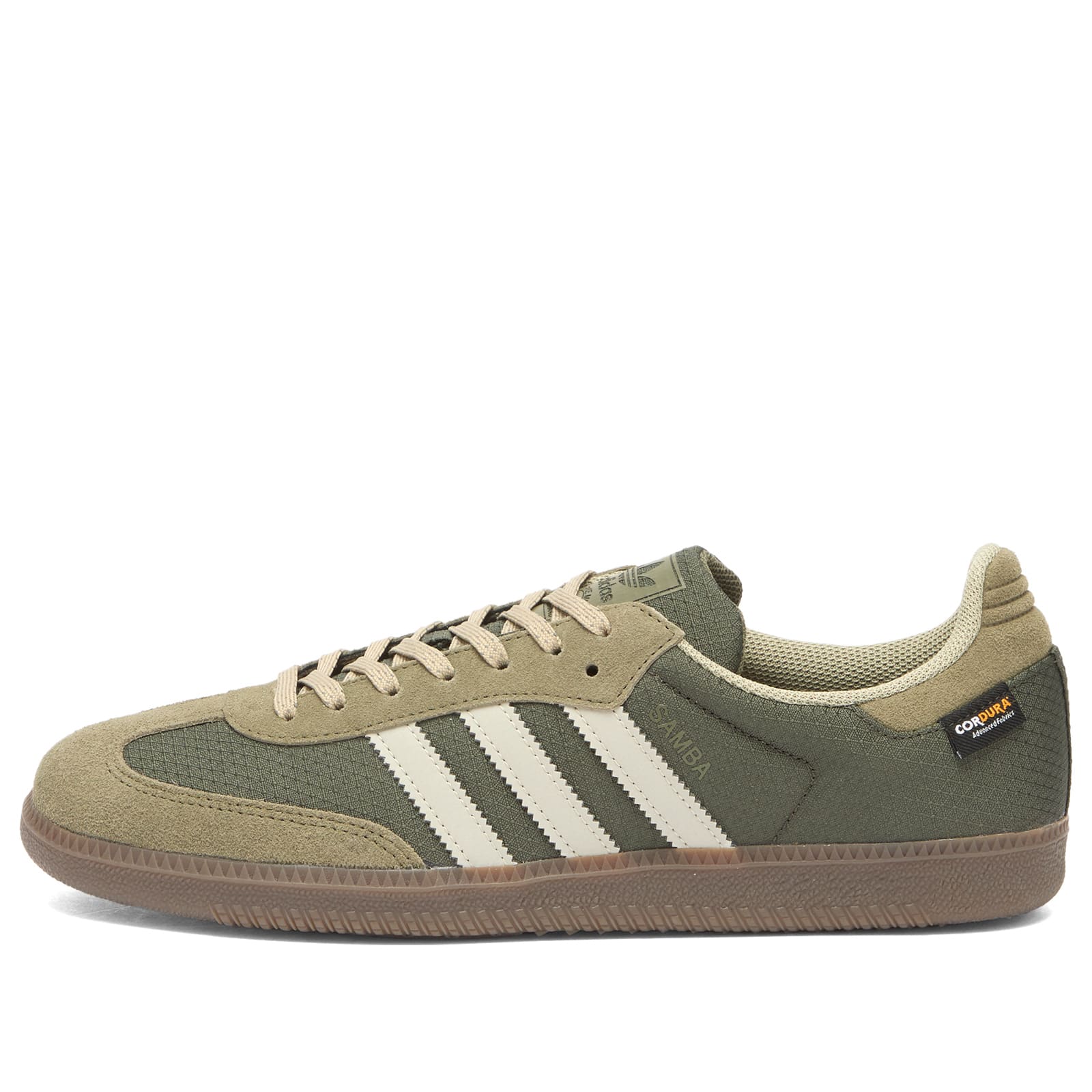 Men's Samba OG Sneaker in Shadow Olive/Putty Grey/Olive Strata