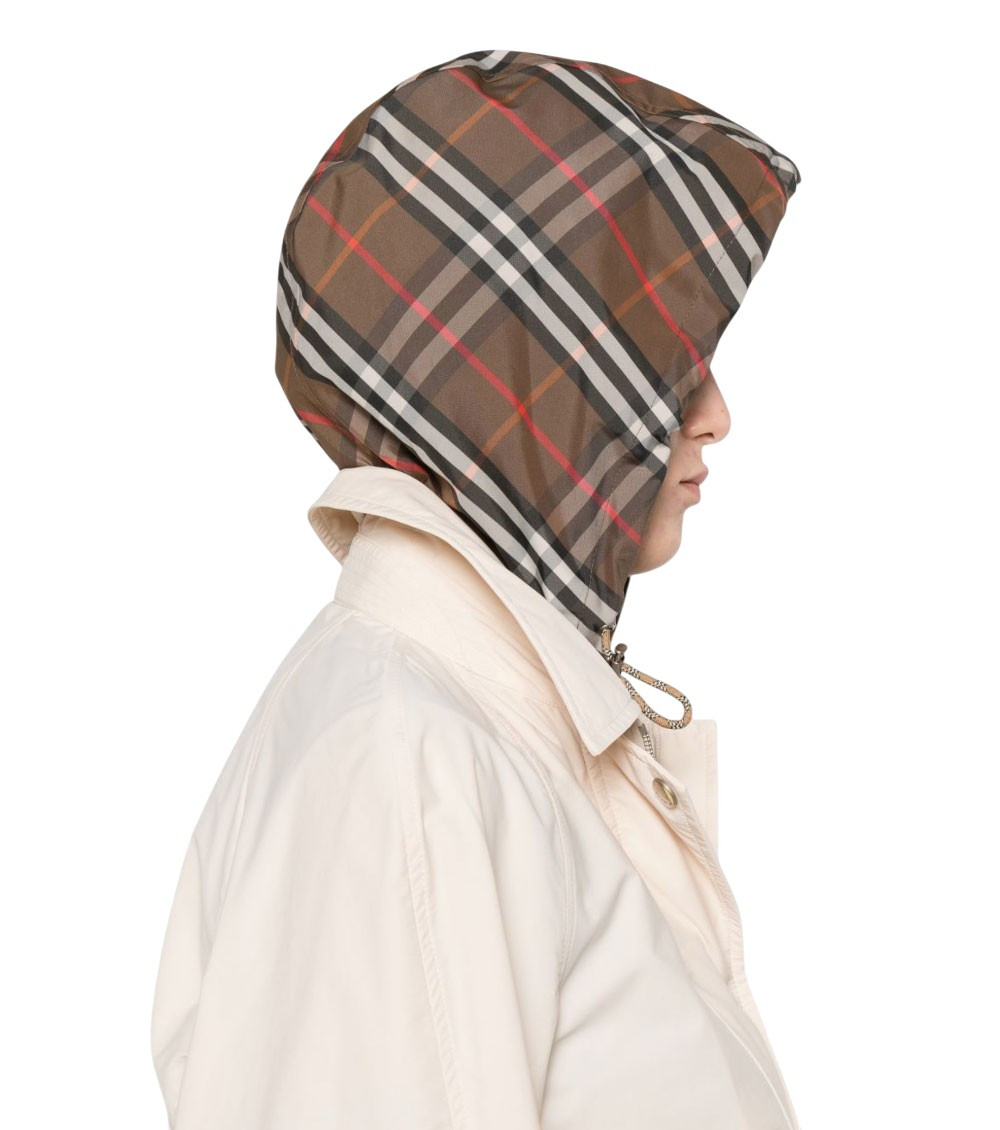 Nylon Parka Coat