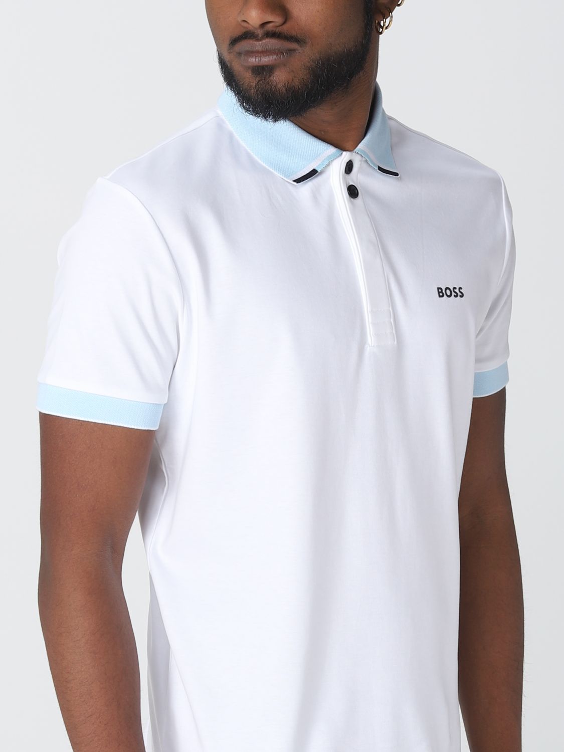 Polo Shirt Men color White