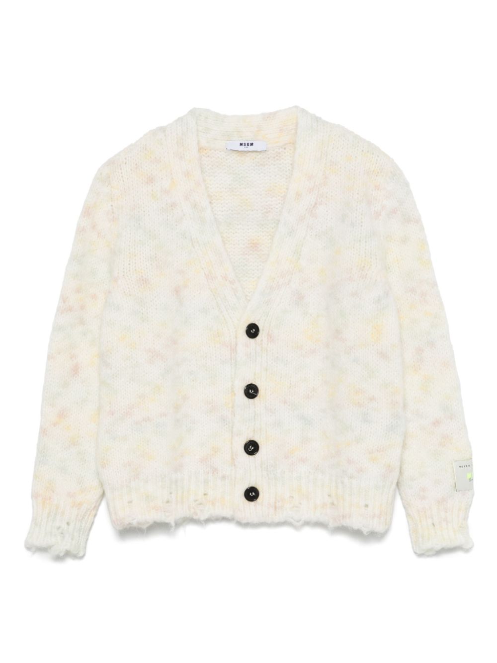 V-neck cardigan - Neutrals