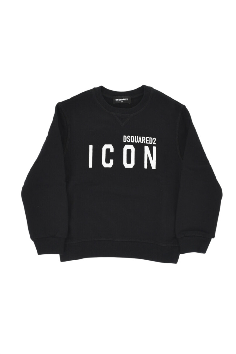 Boys Black Logo Sweatshirt