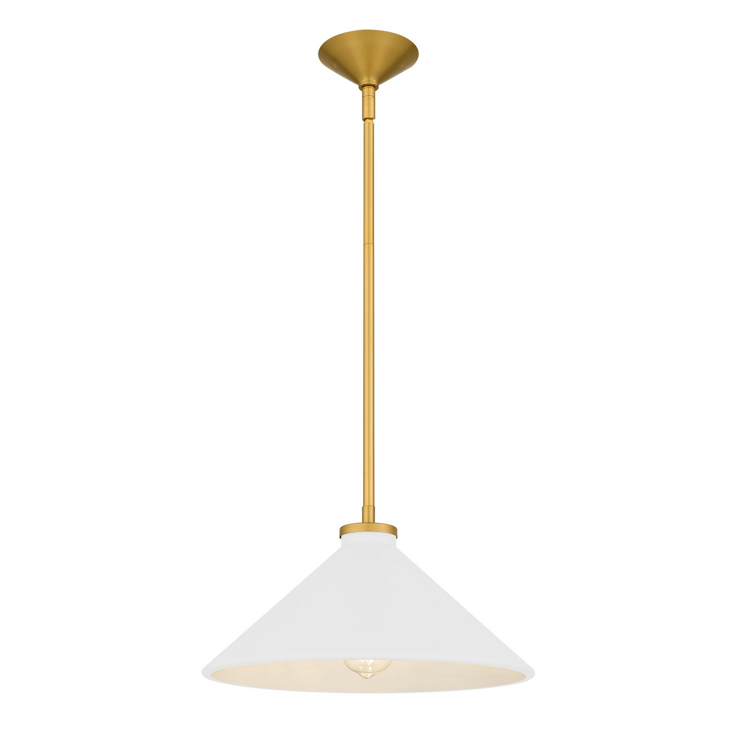 Brushed Gold Pendant from the Bradbury Collection