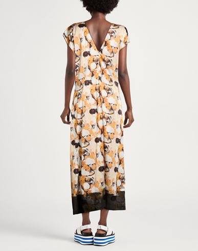 Aviù Woman Maxi dress Mandarin Size 6 Polyester, Elastane