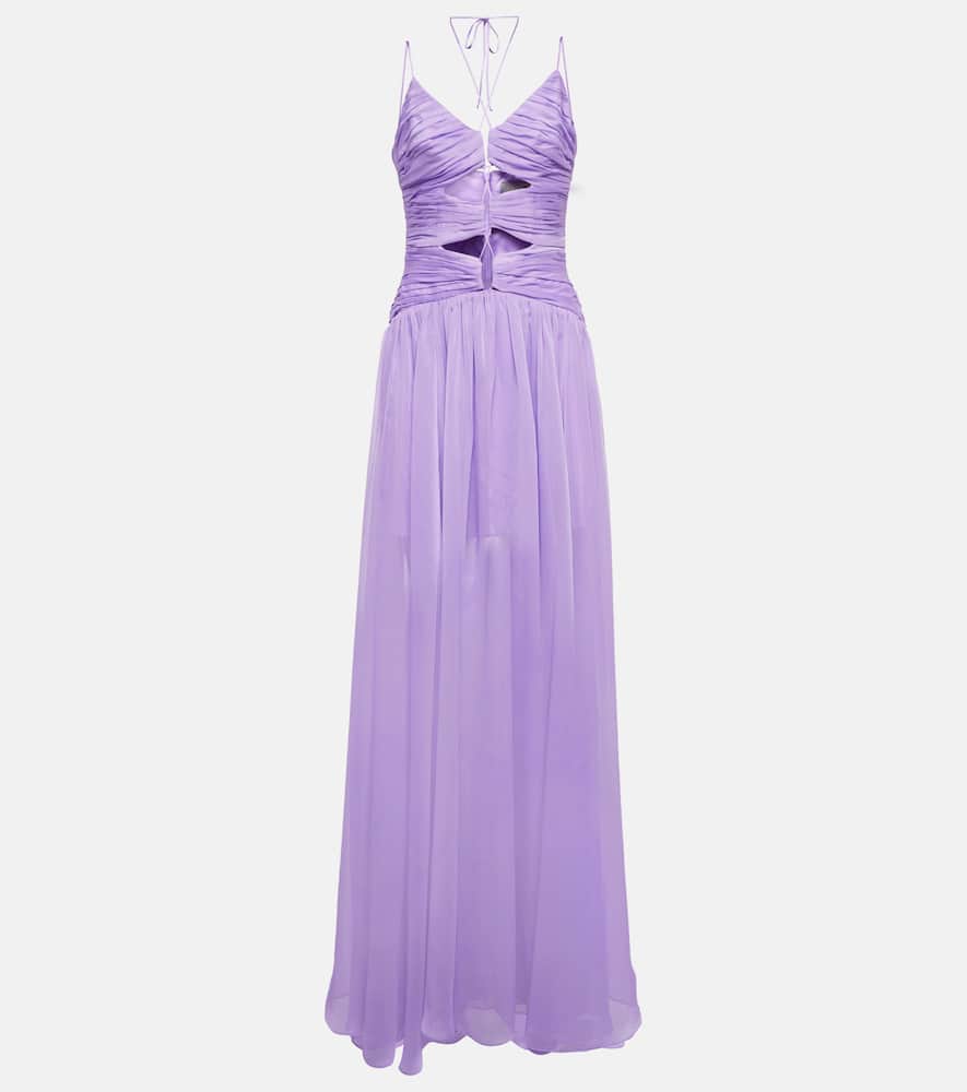 Rasario Cutout chiffon gown