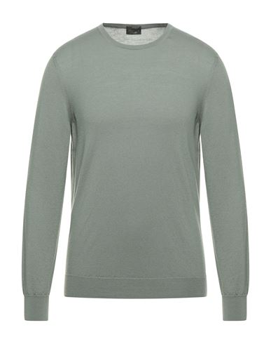 Man Sweater Military green Size 38 Cashmere