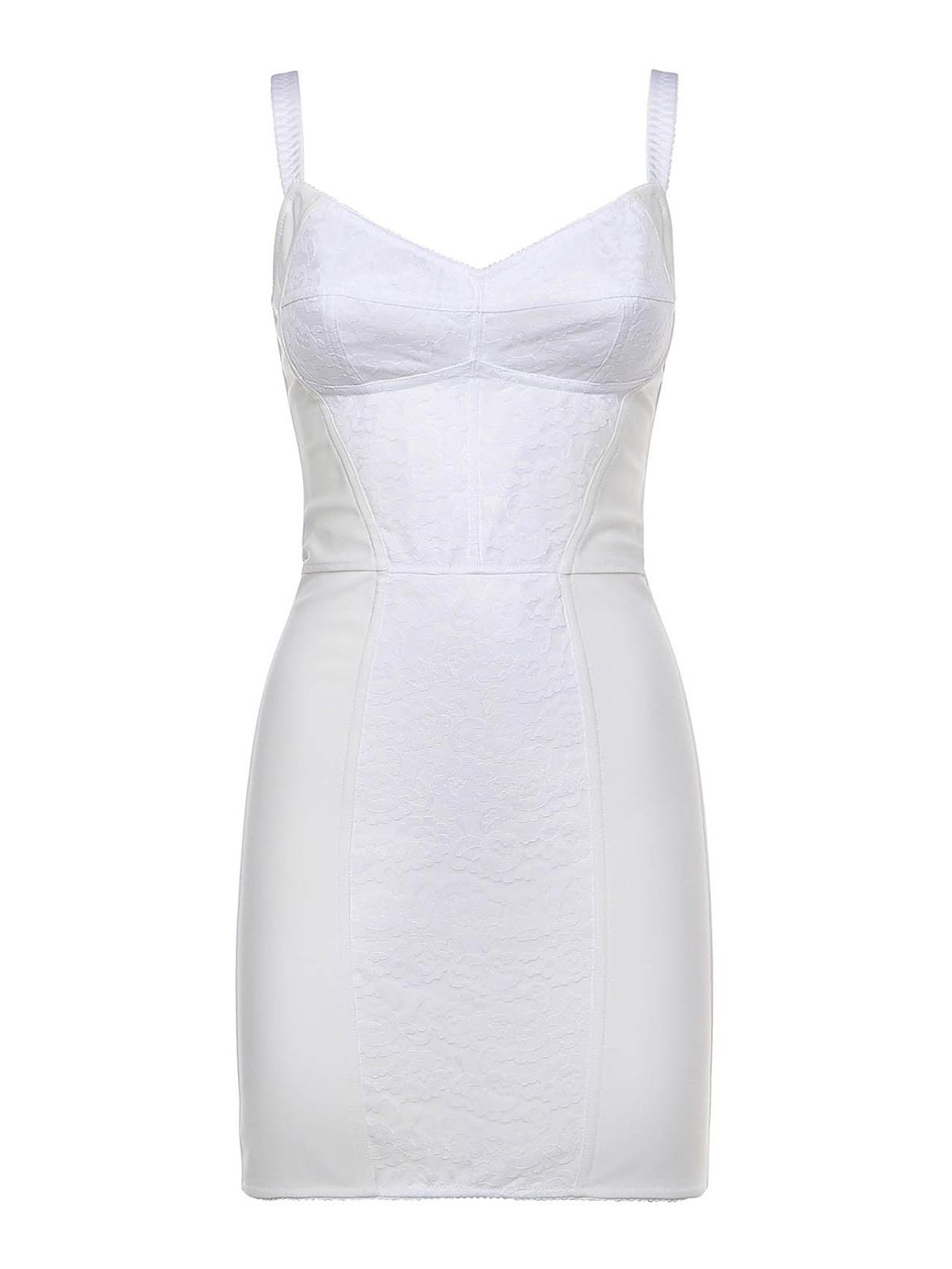 Stretchy Sheath Dress With Lace
