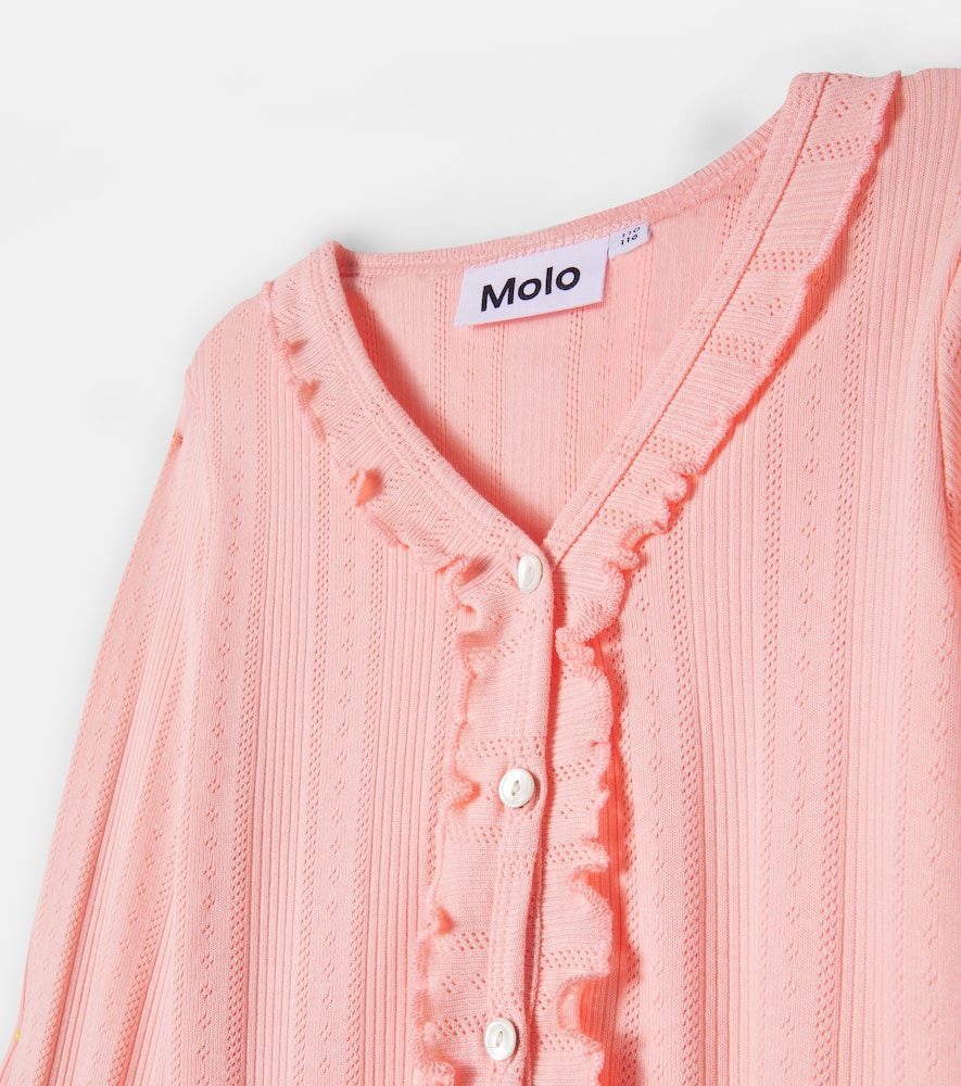 Ramsi pointelle cotton blouse