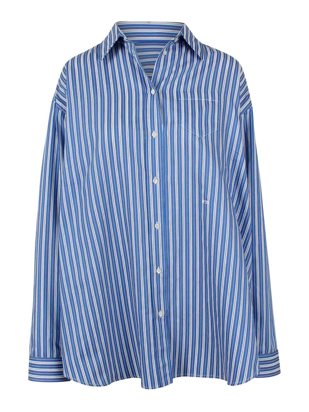 Oversized striped shirt