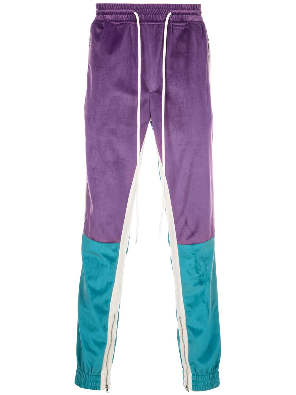 Velvet retro trousers - Purple