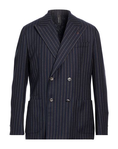 Man Blazer Blue Size 40 Virgin Wool