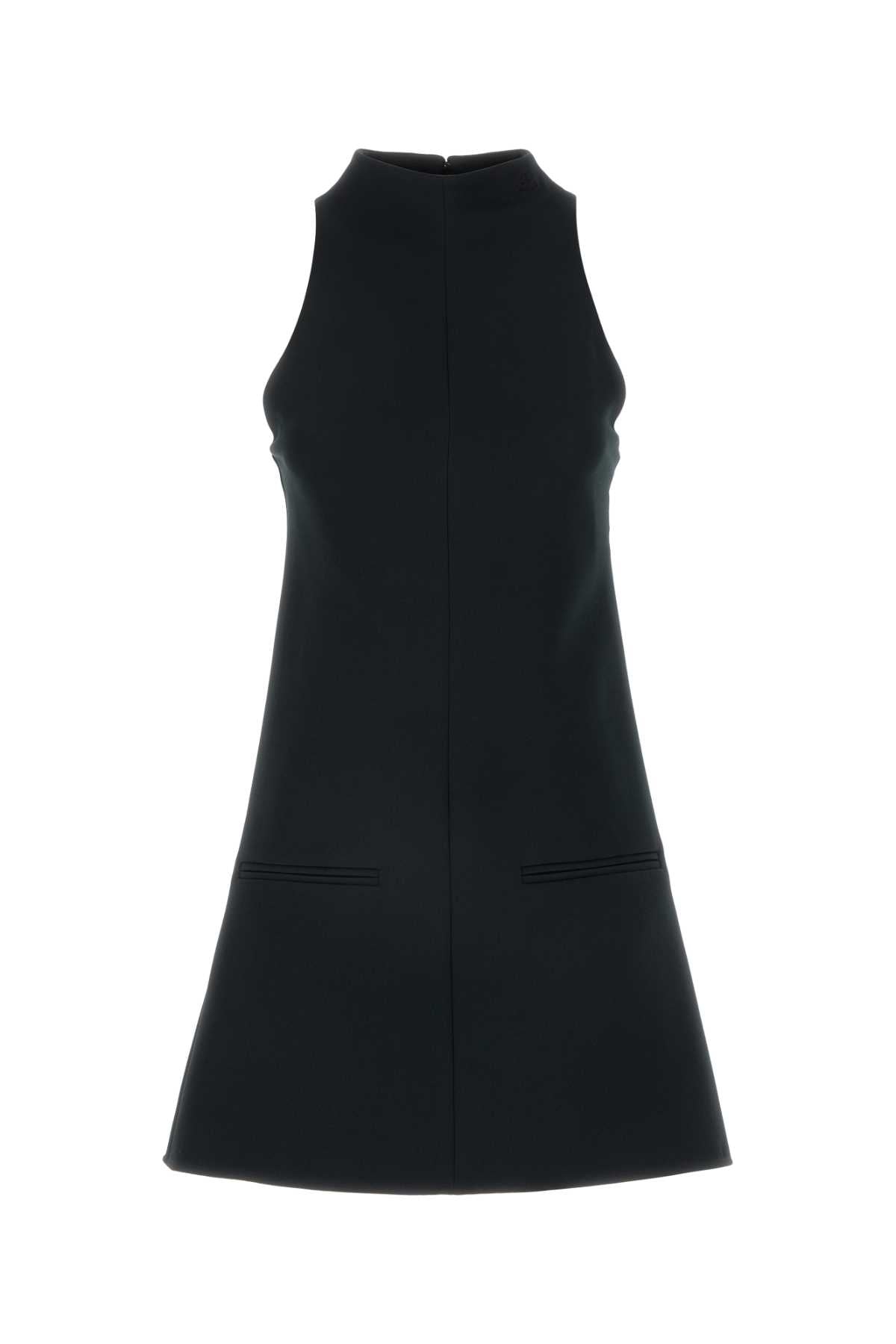 Courreges Twill Dress — Black
