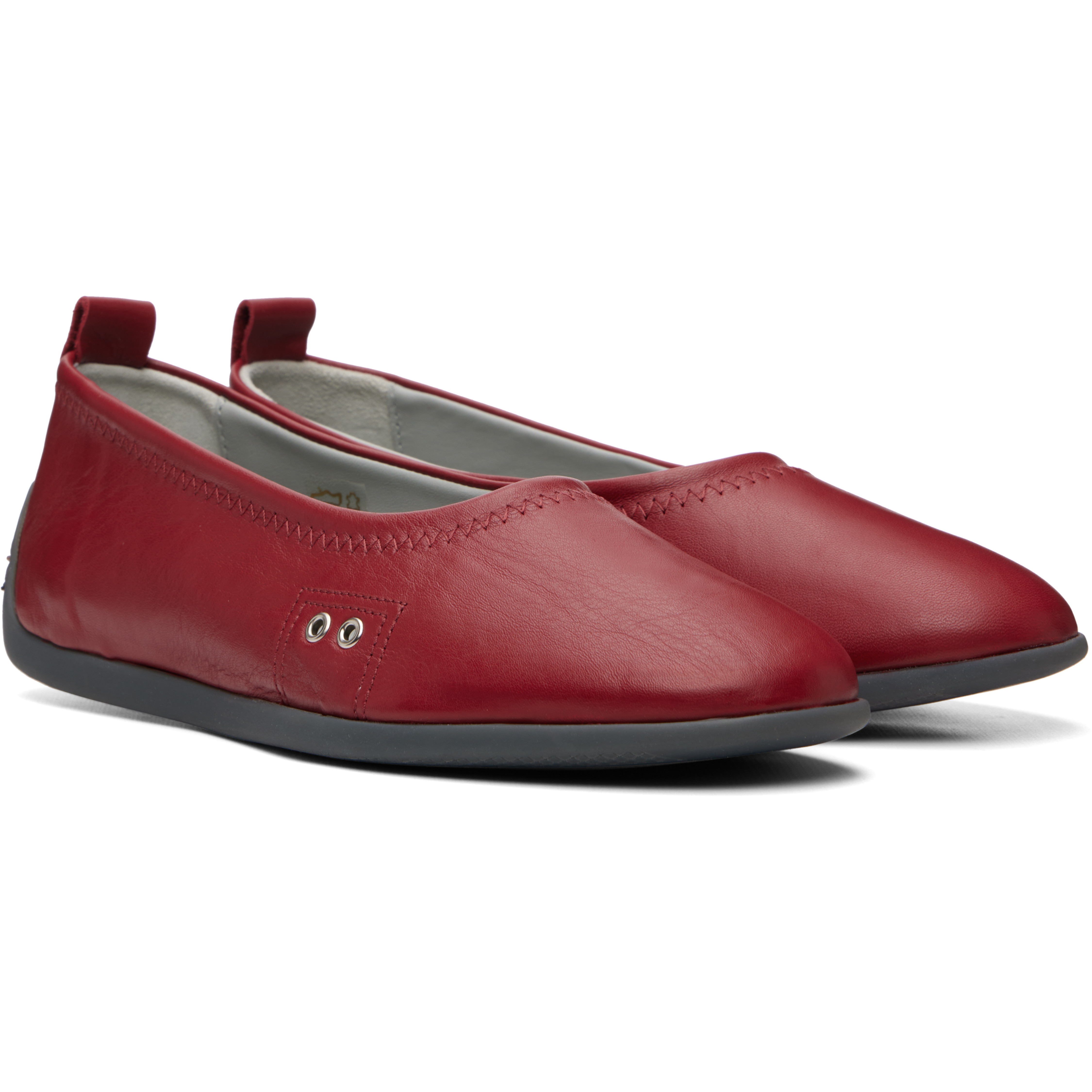 Red Miles III Ballerina Flats