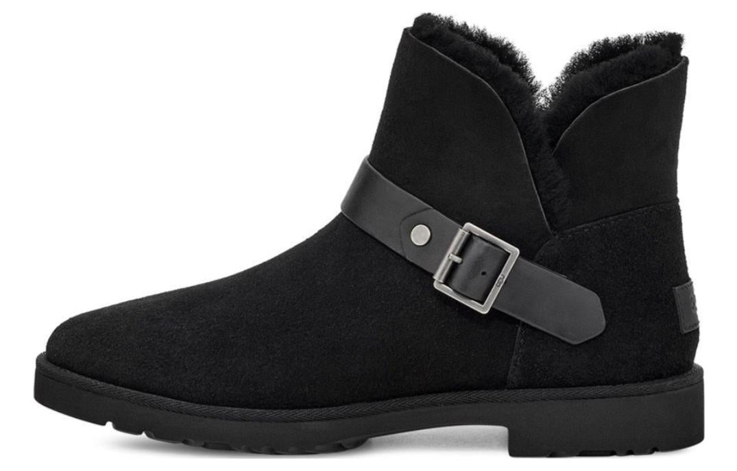 (WMNS) Romely Short Buckle Boot 'Black'