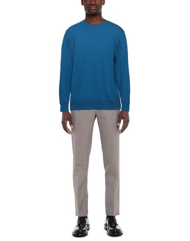 Man Sweater Azure Size XXL Cotton