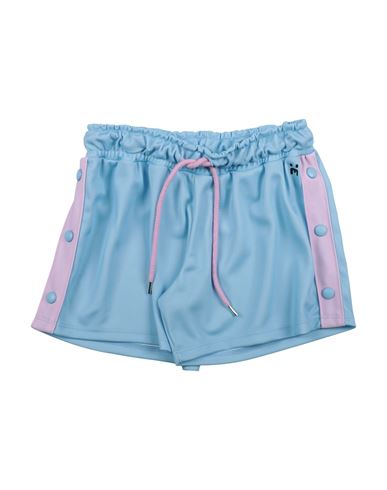 Kid Girl Shorts & Bermuda Shorts Sky blue Size 14 Polyester