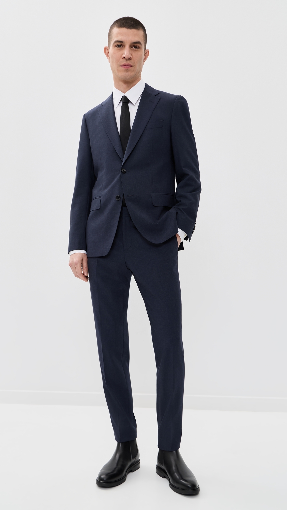 Hutson Suit Jacket Open Blue 44R