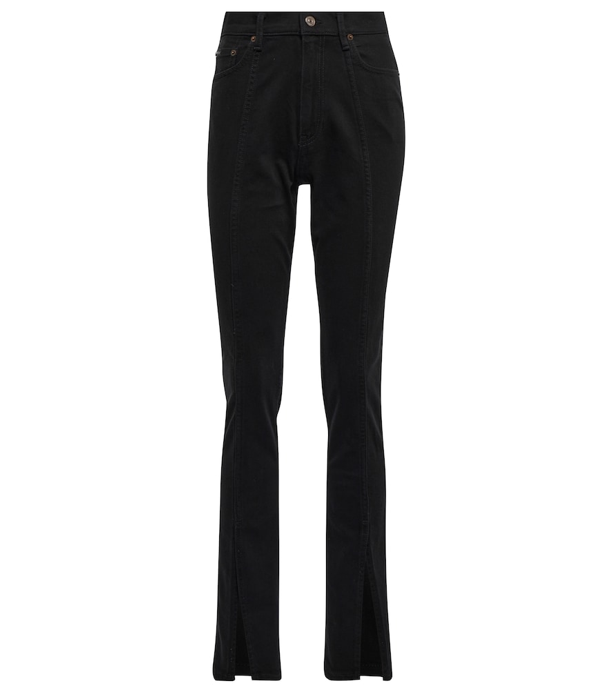 High-rise slim jeans